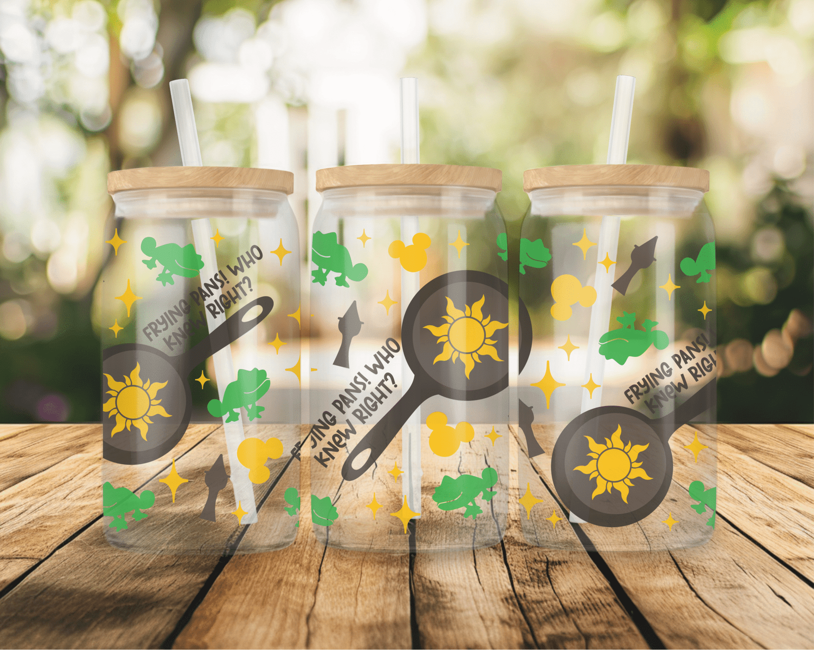 כוס זכוכית עם קשית – תמונה 8