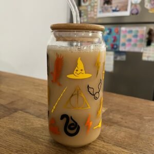 כוס זכוכית גבוהה הפלפאף