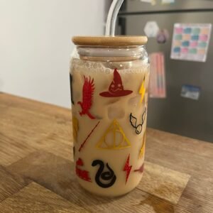 כוס זכוכית גבוהה גריפנדור